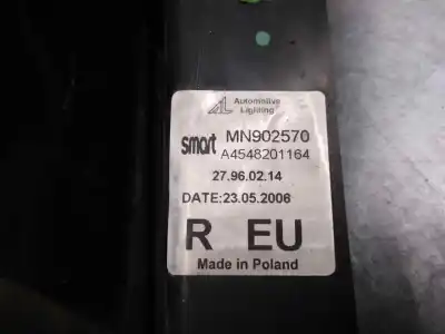 Автозапчасти б/у правый задний фонарь за smart forfour 1.5 cdi cat ссылки oem iam a4548201164  