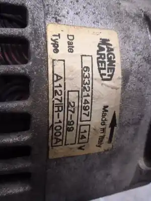 Автозапчастина б/у генератор для renault scenic (ja..) 1.9 dci authentique посилання на oem iam 63321497  a127ir
