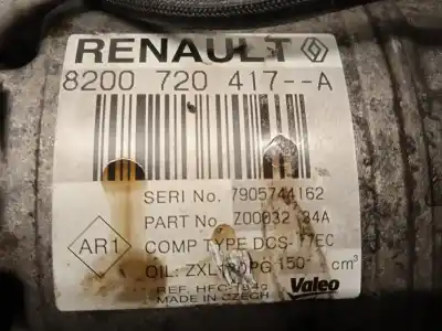 Recambio de automóvil de segunda mano de compresor aire acondicionado para renault laguna iii 1.5 dci diesel fap referencias oem iam 8200720417a  7905744162