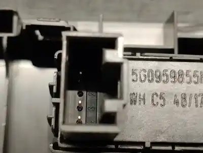 Peça sobressalente para automóvel em segunda mão botão / interruptor elevador vidro dianteiro direito por skoda superb iii (3v3) 2.0 tdi referências oem iam 5g0959855k  