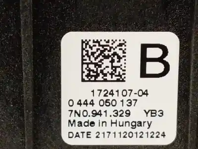 Автозапчасти б/у электронный модуль за skoda superb iii (3v3) 2.0 tdi ссылки oem iam 7n0941329 0444050137 bosch 