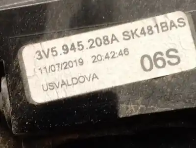 Автозапчасти б/у правый задний фонарь за skoda superb iii (3v3) 2.0 tdi ссылки oem iam 3v5945208a  