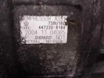Автозапчасти б/у компрессор кондиционера воздуха за volkswagen passat b5.5 variant (3b6) 1.9 tdi ссылки oem iam 7sbu16c  4472208184