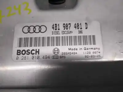 Автозапчастина б/у ебу контролер двигуна для audi a6 avant (4b5) 2.5 tdi посилання на oem iam 4b1907401d  0281010494