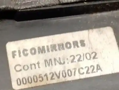 Pezzo di ricambio per auto di seconda mano retrovisore destro per smart micro compact car 0.6 riferimenti oem iam 0000512v007c22  