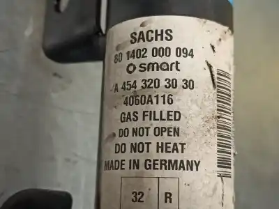 Second-hand car spare part front right shock absorber for smart forfour 1.5 cdi cat oem iam references a4543203030  801402000094