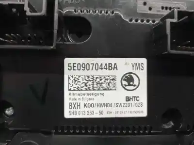 Автозапчастина б/у клімат-контроль для skoda octavia combi (5e5) 1.5 16v tgi bivalent. gasolina / cng посилання на oem iam   5hb01326350