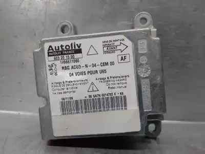 Pezzo di ricambio per auto di seconda mano centralina airbag per citroen jumpy 2.0 hdi sx familiar (5/6 asientos) riferimenti oem iam 1496611080  603201500