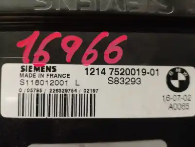 Second-hand car spare part ecu engine control for mini r50,r53 1.6 16v cat oem iam references 12147520019  s118012001l