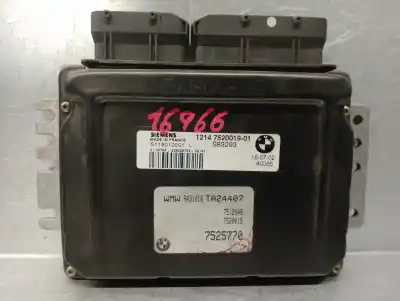 Peça sobressalente para automóvel em segunda mão centralina de motor uce por mini r50,r53 1.6 16v cat referências oem iam 12147520019