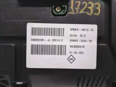 Peça sobressalente para automóvel em segunda mão quadrante por renault arkana zen referências oem iam 248099918r  