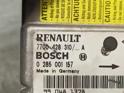 Second-hand car spare part airbag control unit for renault clio ii fase i (b/cbo) 1.9 d alize oem iam references 7700428310  0285001157