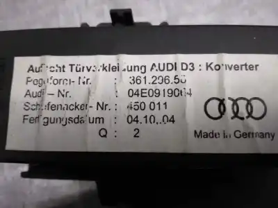 Second-hand car spare part electronic module for audi a8 (4e2) 4.2 v8 40v oem iam references 04e0919064  