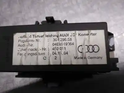 Peça sobressalente para automóvel em segunda mão módulo eletrônico por audi a8 (4e2) 4.2 v8 40v referências oem iam 04e0919064  