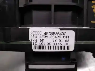Second-hand car spare part headlights switch for audi a8 (4e2) 4.2 v8 40v oem iam references 4e0953549c  