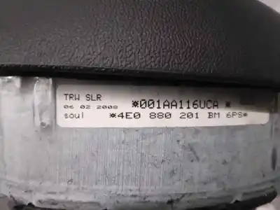 Peça sobressalente para automóvel em segunda mão airbag dianteiro esquerdo por audi a8 (4e2) 4.2 v8 40v referências oem iam 4e0880201bm  