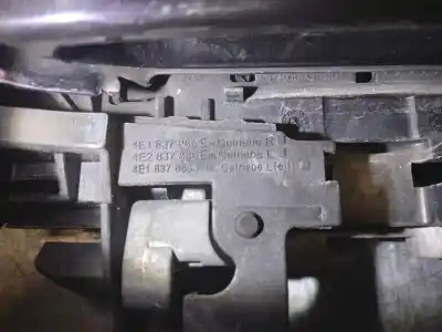 Автозапчастина б/у завнішня ручка задня права для audi a8 (4e2) 4.2 v8 40v посилання на oem iam 4e0898105e  