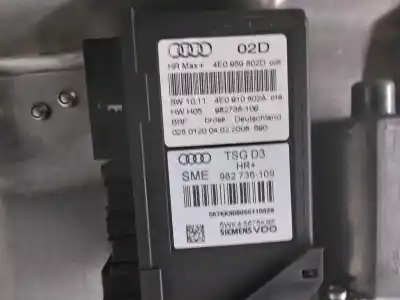 Second-hand car spare part rear right window regulator for audi a8 (4e2) 4.2 v8 40v oem iam references 4e0959802d  