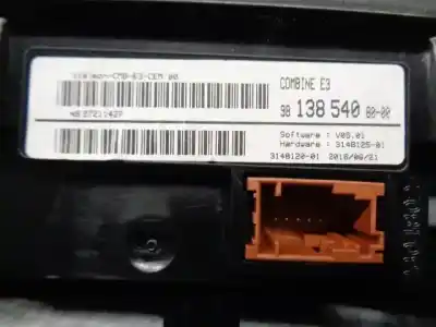 Peça sobressalente para automóvel em segunda mão quadrante por citroen c4 cactus 1.6 bluehdi 100 referências oem iam 9813854080  27211427