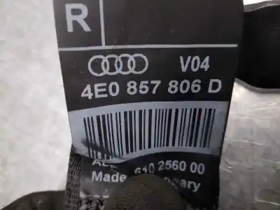 Автозапчасти б/у задний правый ремень безопасности за audi a8 (4e2) 4.2 v8 40v ссылки oem iam 4e0857806d  