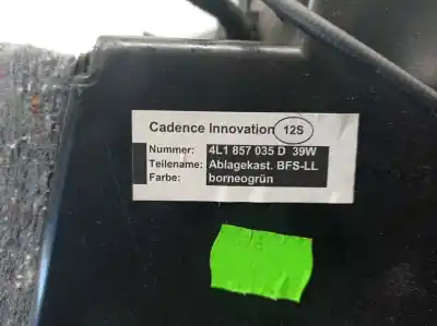 Автозапчасти б/у бардачок за audi q7 (4l) 3.0 tdi ссылки oem iam 4l0857035d  
