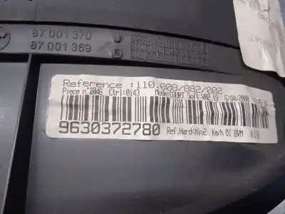 Peça sobressalente para automóvel em segunda mão quadrante por peugeot 406 berlina (s1/s2) 2.0 hdi referências oem iam 9630372780  110008882002