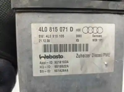 Автозапчасти б/у нагреватель за audi q7 (4l) 3.0 tdi ссылки oem iam 4l0815071d  
