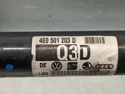 Peça sobressalente para automóvel em segunda mão transmissão traseira esquerda por audi a8 (4e2) 4.2 v8 40v referências oem iam 4e0501203d  