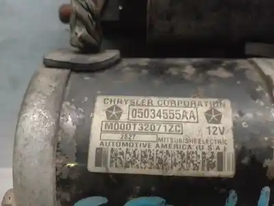 Second-hand car spare part starter motor for dodge avenger se oem iam references 05034555aa  m000t32071zc