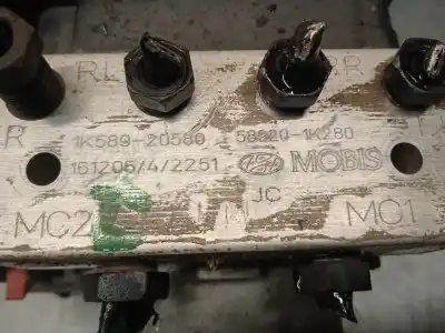 Second-hand car spare part abs for hyundai ix20 1.4 crdi cat oem iam references 589201k280  1k58920580