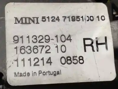 Second-hand car spare part trunk lock for mini r57 cabrio diesel cat oem iam references 51247195100  