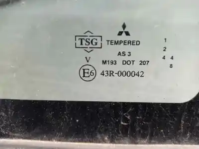Автозапчастина б/у ліве задне скорівне скло для mitsubishi l 200 (ka0/kb0) 2.5 di-d cat посилання на oem iam 43r000042  