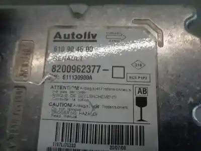 Tweedehands auto-onderdeel airbag besturingseenheid voor renault scenic 2 2.0i 16v 135ch manual oem iam-referenties 8200962377  610904600