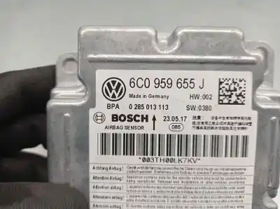 Second-hand car spare part airbag control unit for seat ibiza iv (6j5, 6p1) 1.4 tdi oem iam references 6c0959655j  0285013113