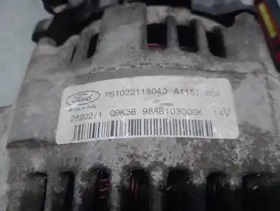 Second-hand car spare part alternator for ford focus berlina (cak) 1.6 16v cat oem iam references 98ab10300gk  ms1022118040