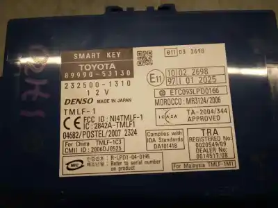 Автозапчастина б/у електронний модуль для lexus is 250c 2.5 v6 cat посилання на oem iam 8999053130  2325001310