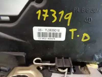 Автозапчастина б/у замок заднього правого дверя для skoda octavia ii combi (1z5) 1.9 tdi посилання на oem iam 7l0839016  