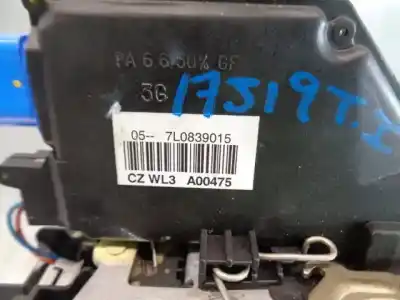 Автозапчастина б/у замок дверей заднього лівого для skoda octavia ii combi (1z5) 1.9 tdi посилання на oem iam 7l0839015  