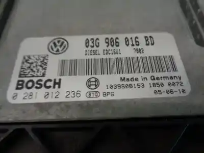 Piesă de schimb auto la mâna a doua unitate de control motor ecu pentru skoda octavia combi (1z5) 1.9 tdi dpf referințe oem iam 03g906016bd  0281012236