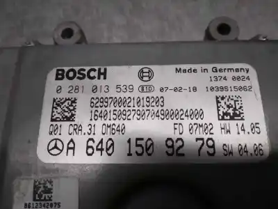 Piesă de schimb auto la mâna a doua unitate de control motor ecu pentru mercedes-benz clase a (w169) 2.0 cdi cat referințe oem iam a6401509279  0281013539