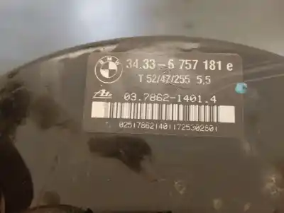 Second-hand car spare part brake servo for mini mini (r50,r53) 1.6 16v cat 116 cv / 85 kw oem iam references 34336757181  03786214014