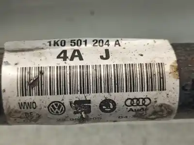 Автозапчастина б/у трансмісія задня права для skoda octavia ii combi (1z5) 1.9 tdi посилання на oem iam 1k0501204a  