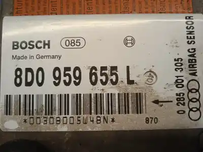 Second-hand car spare part airbag control unit for audi a4 avant (b5) 2.4 oem iam references 8d0959655l  0285001305