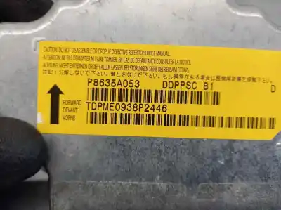 Автозапчасти б/у блок управления подушками безопасности за mitsubishi outlander (cw0) 2.0 di-d cat ссылки oem iam p8635a053  