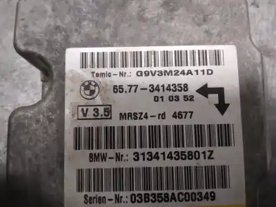Second-hand car spare part airbag control unit for bmw x3 (e83) 3.0 d oem iam references 65773414358  