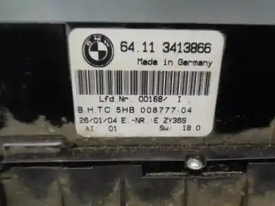 Second-hand car spare part climate control for bmw x3 (e83) 3.0 d oem iam references 64113413866  