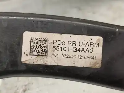 Автозапчасти б/у верхний задний правый рычаг подвески за hyundai i30 fastback 2.0 tgdi cat ссылки oem iam 55101g4aa0  