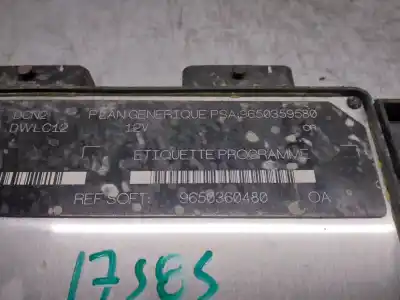 Second-hand car spare part ecu engine control for citroen berlingo 1.9 d multispace oem iam references 9650359580  