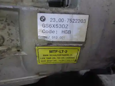 Second-hand car spare part gearbox for bmw x3 (e83) 3.0 d oem iam references hgb gs6x53dz 23007522203