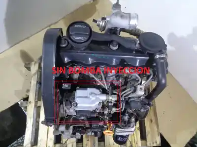 Second-hand car spare part complete engine for seat cordoba berlina (6k2) 1.9 tdi oem iam references ahu 307433 028100034t